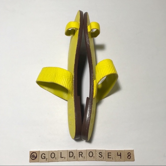 1937 Footwear from DSW bright yellow sandals - Picture 4 of 10